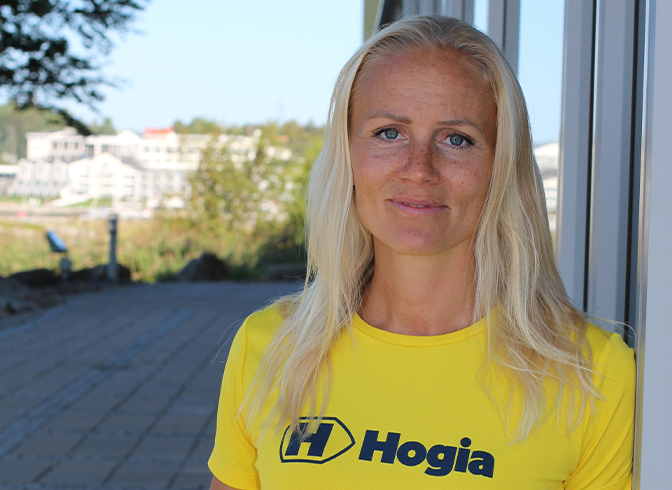 Kristin Krylberg arbetar som hälsocoach och är Hogias arbetsmiljö- och friskvårdsexpert. 